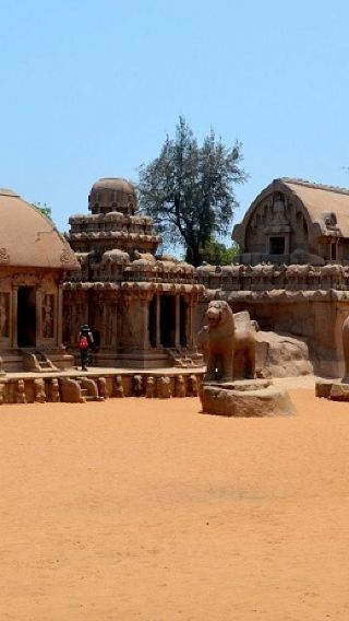 From Chennai: Mahabalipuram Rock-Cut Temples & Pondicherry Day Trip