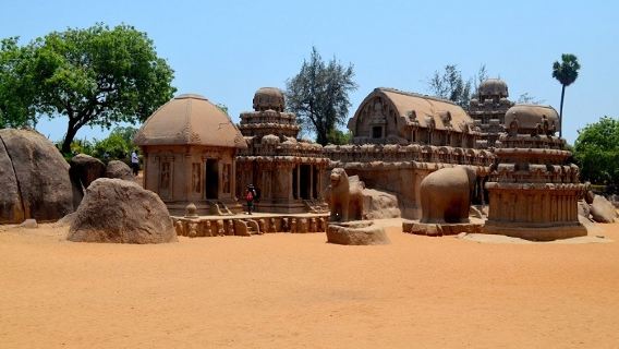 From Chennai: Mahabalipuram Rock-Cut Temples & Pondicherry Day Trip