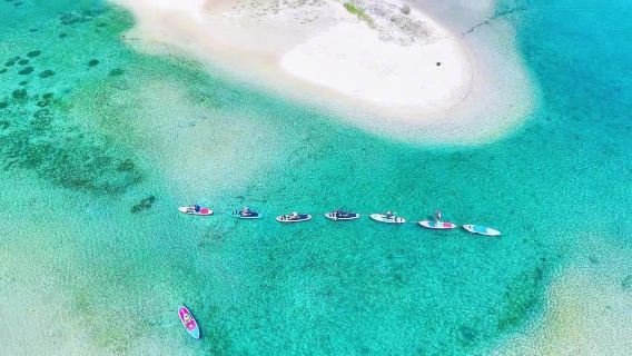 Papan dayung Lingshui 3 jam, mendayung di laut kaca, pengajaran kumpulan kecil dengan jurulatih, pemula boleh mencuba dengan mudah