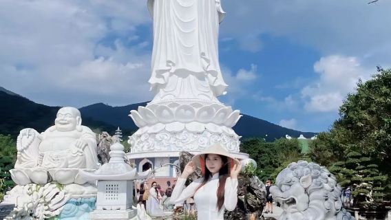 Da Nang city 1-day tour + beach parasailing experience