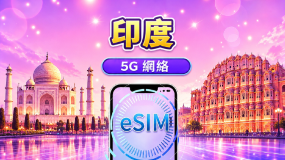印度 | 5G/4G eSIM | 日間套餐/數據套餐 | 按自然日計算 | 1至30日 | QR code