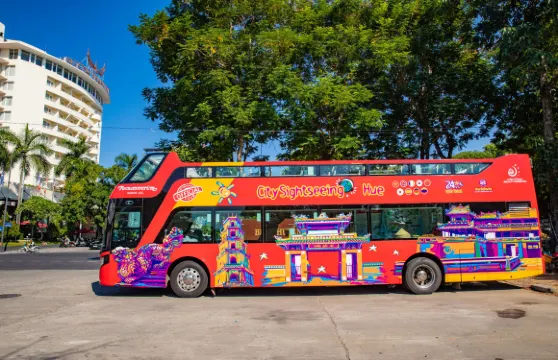 越南順化City Sightseeing雙層觀光巴士-隨上隨下觀光巴士