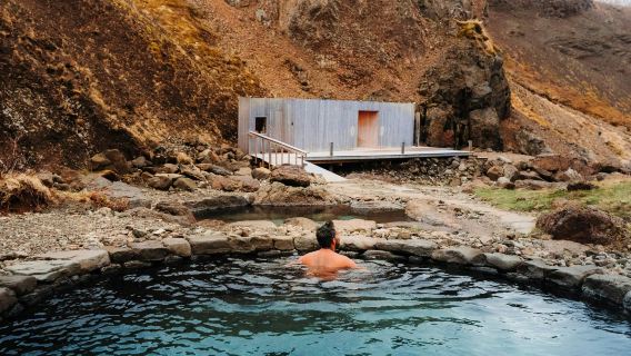 Húsafell Canyon Baths: Guided Hike + Entry Ticket