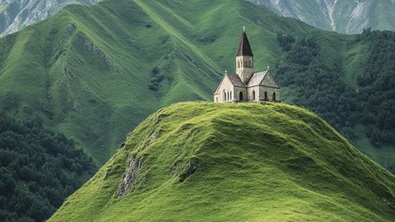 トビリシからカズベック山までの貸切チャーターワンデーツアー【行程調整可能】