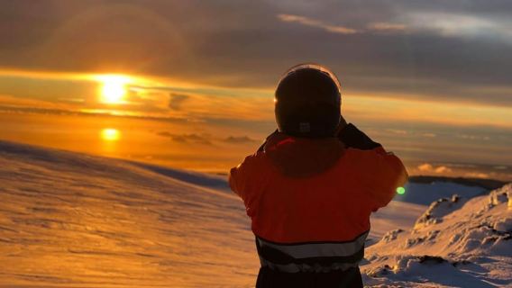 Schneemobilfahren auf dem Eyjafjallajökull – Der Gipfel des Abenteuers
