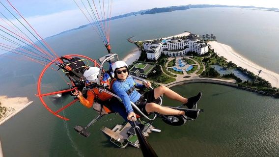 Halong Sky Tour: Powered Paragliding