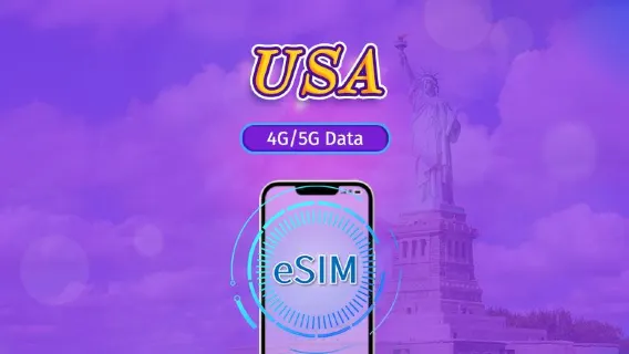 США|4G/5G eSIM|Ежедневный пакет / Пакет трафика|Сброс трафика в месте назначения в 24:00 ежедневно|1-90 дней|QR-код