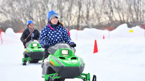 일본 홋카이도 오타루 상점가 & 시로이코이비토 파크 & 비바이 스노우 랜드 당일 치기 여행