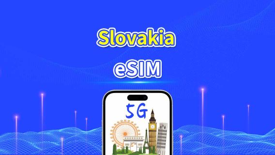 Slovakia eSIM | 5G/4G | Daily/Total Data Package | 1-30 days | 24-Hour Billing | QR code
