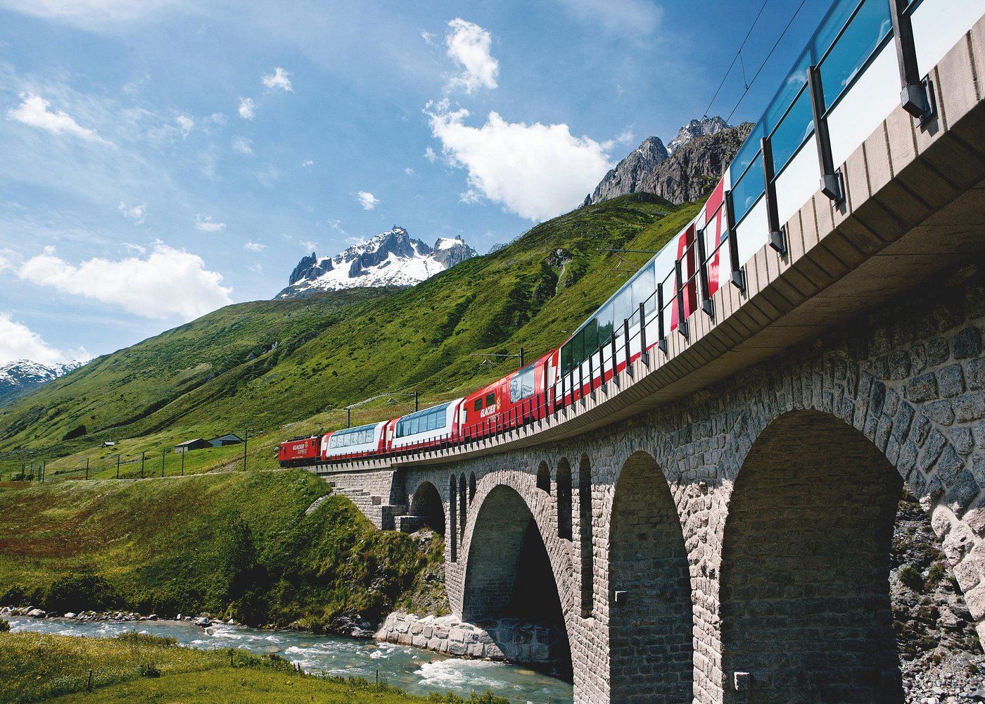 Swiss Glacier Express + Swiss Alps & Lucerne 1-day Tour (English-speaking Group)