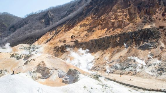 Hokkaido Noboribetsu & Lake Tōya Day Tour (Noboribetsu Jigokudani Valley, Bear Ranch, Mount Usu) - Minimum 4 persons required