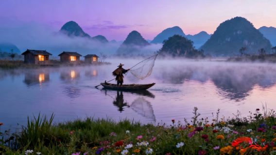 文山普者黑純玩一日遊【可選升級古風船或柳葉小舟•6人內小團】