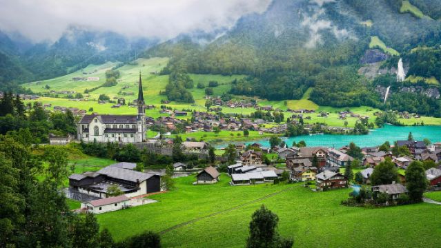 Classic Swiss Postcard Scenery of Lungern, Switzerland [Private Charter Day Tour]
