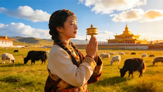 Shangri-La + Lake Napa Day Tour [Tiger Leaping Gorge + Prayer Flags + Chieftain Banquet + Return Expressway]