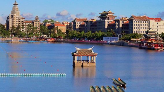 Passeio de meio dia pela Vila de Jimei em Xiamen + Memorial de Chen Jiageng + Piscina dos Barcos-Dragão + Jardim Ao + Trem sobre o mar