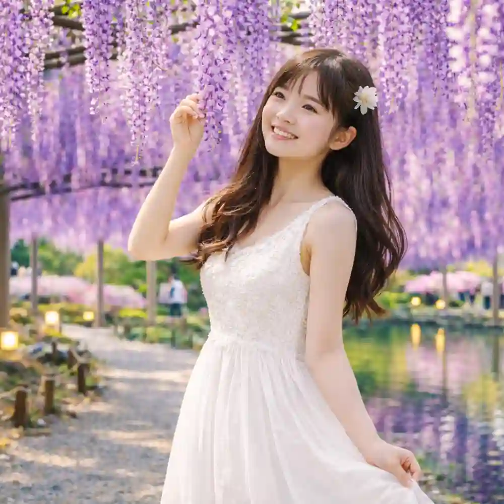 兵庫の芝桜と藤の限定開花時期：芝桜の花絨毯＋出石城下町(重要伝統的