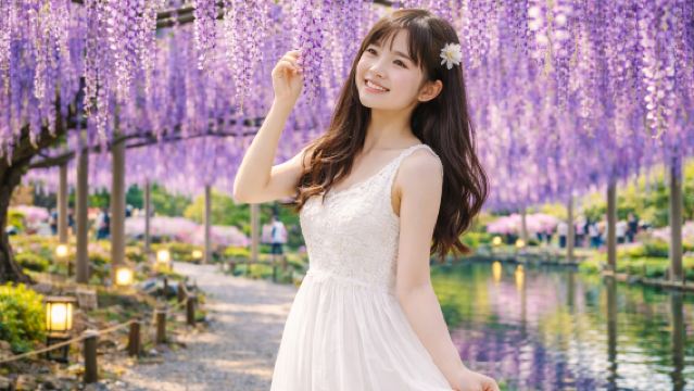 Periode Terbatas Bunga Sakura dan Wisteria di Hyogo: Karpet Bunga Sakura + Kastil Izushi + Taman Wisteria Shirai Omachi