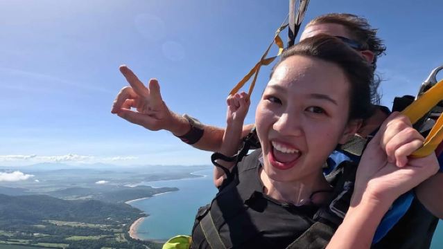 Expérience de saut en tandem à Mission Beach