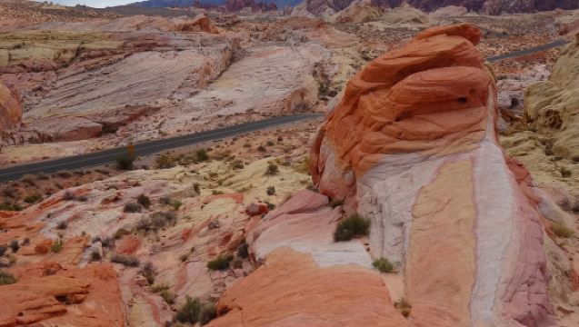 Sekitar Las Vegas, Amerika Syarikat + Lembah Api + Ngarai Batu Merah + Ladang Gunung Spring + Batu Pelangi