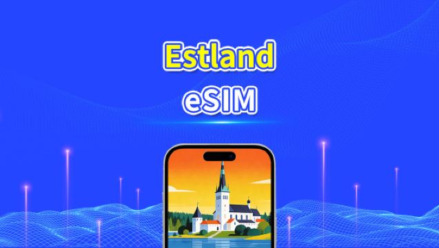 Estland eSIM | 5G/4G | Dagelijks/Totaal datapakket | 1-30 dagen | 24-uurs facturering | QR-code