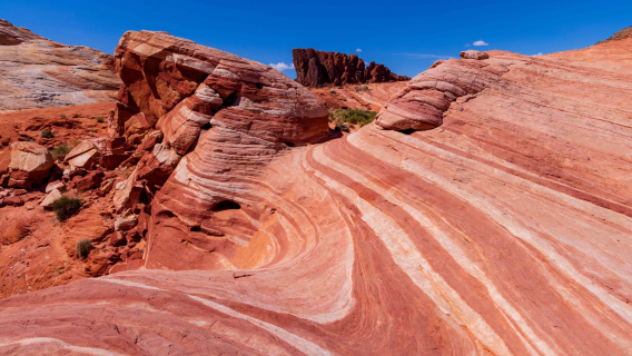 Valley of Fire State Park + Seven Magic Mountains + Las Vegas Strip [Tages-Charterfahrt]