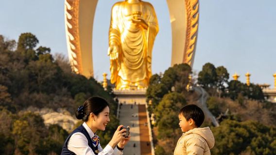 Lawatan sehari dari Nanchang ke Patung Buddha Donglin