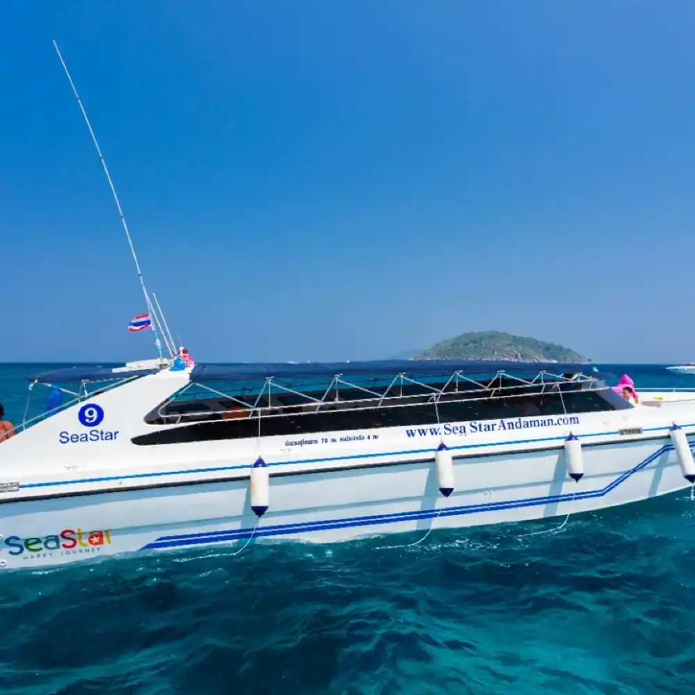 Seastar プーケット パンガ湾＋カイ島｜レインボー号カタマラン