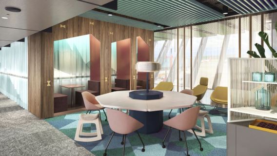 GVA Geneva airport lounge transit VIP lounge T1 terminal dining rest