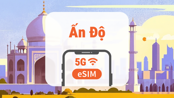 Індія 5G eSIM | Усі AI & TikTok | 1–30 днів | QR-код