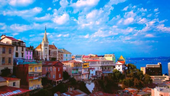 Passeio de um dia em Valparaíso + Viña del Mar saindo de Santiago, Chile | Relógio de Flores