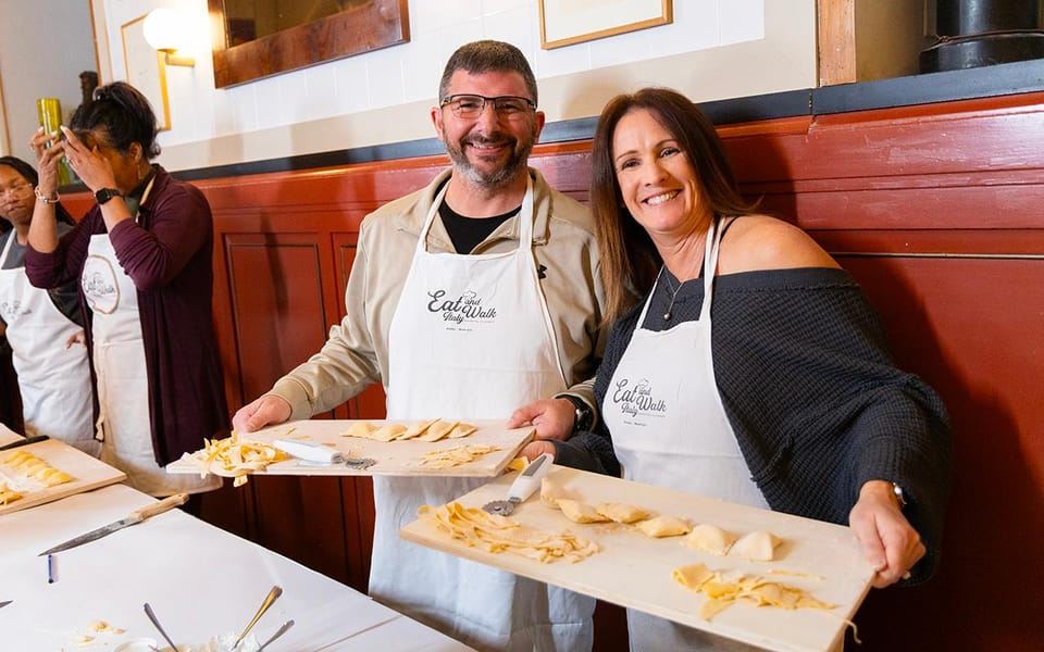 Rome: 3-in-1 Fettuccine, Ravioli, and Tiramisu Cooking Class