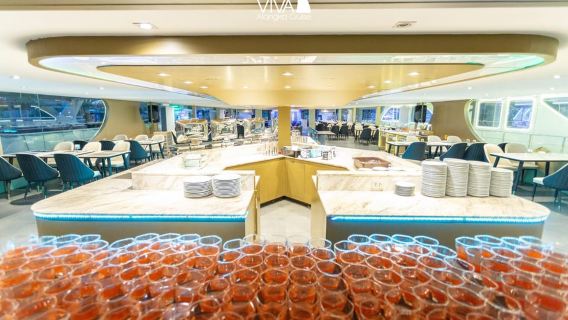 กรุงเทพฯ: ล่องเรือสำราญ Viva Alangka พร้อมอาหารเย็นชมแม่น้ำเจ้าพระยา