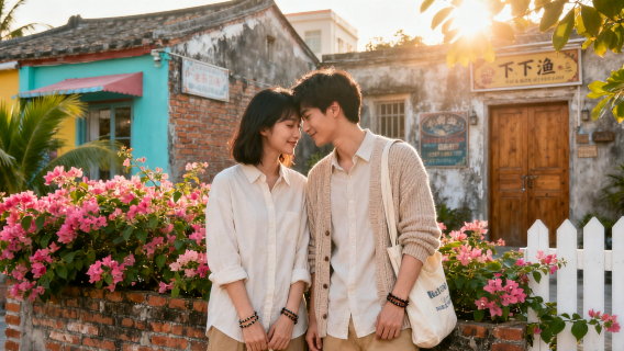 Fotografia di viaggio del villaggio di Beihai Liuxia[Fotografie di follow-up, foto genitori-figli, coppia, fidanzate, bambini, foto di viaggi di famiglia]