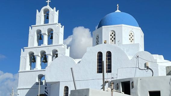 聖托里尼 伊亞+紅沙灘+阿克罗蒂利考古遺址+皮爾戈斯小鎮