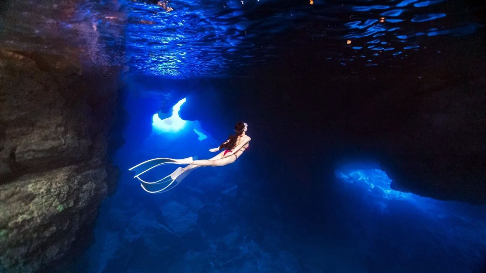 美國塞班島藍洞一日遊【浮潛/自由潛水寫真/體驗潛水+飯店接駁】