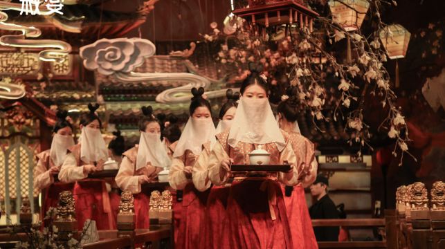 【敍宴·帝王盛宴】上海敍宴·全景沉浸式古代文化宮廷餐秀【唐·長安賦/萬邦來朝/敍·敦煌/外灘1930-多種主題】