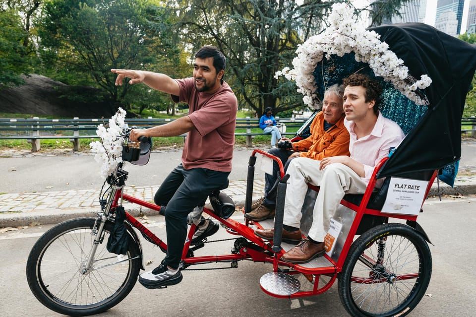 NYC: Central Park Guided Pedicab Tour