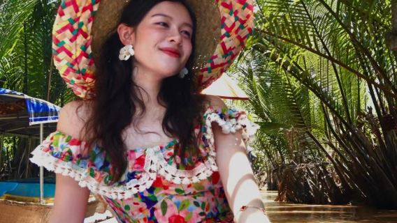 메콩 강 삼각주와 꾸찌 땅굴 당일 치기 여행 [야자수 숲 보트 타기 + 점심 + 가이드 + 픽업]