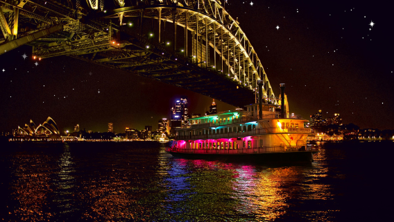 Croisière spectacle de 3 heures dans le port de Sydney en Australie - incluant un dîner