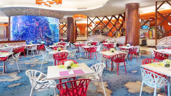 Zhuhai Chimelong Hengqin Bay Hotel Dolphin Buffet Restaurant Dinner Buffet for 2 Adults or 1 Adult + 1 Child