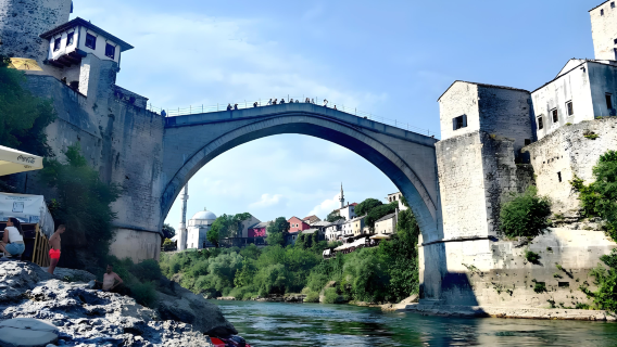 1-day tour to Mostar, Blagaj monastery, Trebinje, Perast, Montenegro and Budva