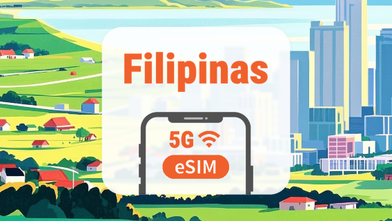 Filipinas 5G eSIM | Doble Red • Apps de IA y TikTok | 1–30 Días | Código QR