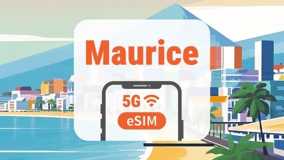 Maurice 5G eSIM | IA & TikTok | 1–30 Jours | Code QR