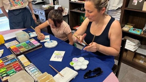 Kyoto: Japanese Postcard Painting (Etegami) Workshop