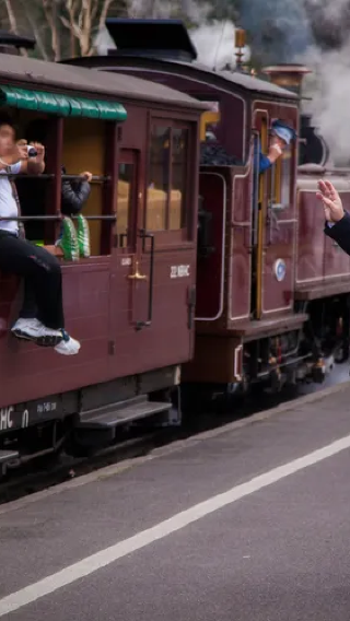 Puffing Billy Steam Train Half-Day Tour Belgrave - Lakeside