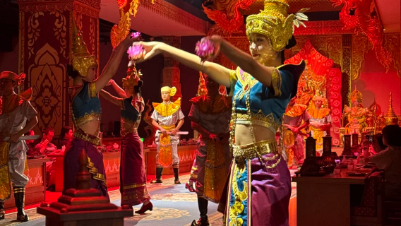[ซีเหยี่ยน·งานเลี้ยงพระราชวงศ์ไทลื้อ] งานเลี้ยงใหญ่ราชสำนักไทลื้อสิบสองปันนามณฑลยูนนาน | โชว์อาหารวัฒนธรรมราชวงศ์ไทลื้อแบบอิมเมอร์ซีฟเต็มรูปแบบ