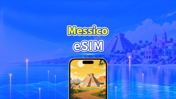 Messico 5G eSIM | Copertura multirete | Pacchetto dati giornaliero/totale | 1–30 giorni | Fatturazione 24 ore | Codice QR