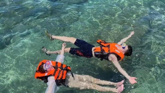 汕頭南澳島+青澳灣體驗潛水浮潛1-6小時【趕海+祕境浮潛+水上浮毯+包漁船遊艇捕魚/海釣/收蟹籠】