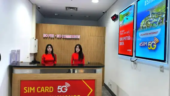 [เวียดนาม] ซิมการ์ด 4G/5G – รับที่สนามบินนานาชาติหนองบัวฮานอย
