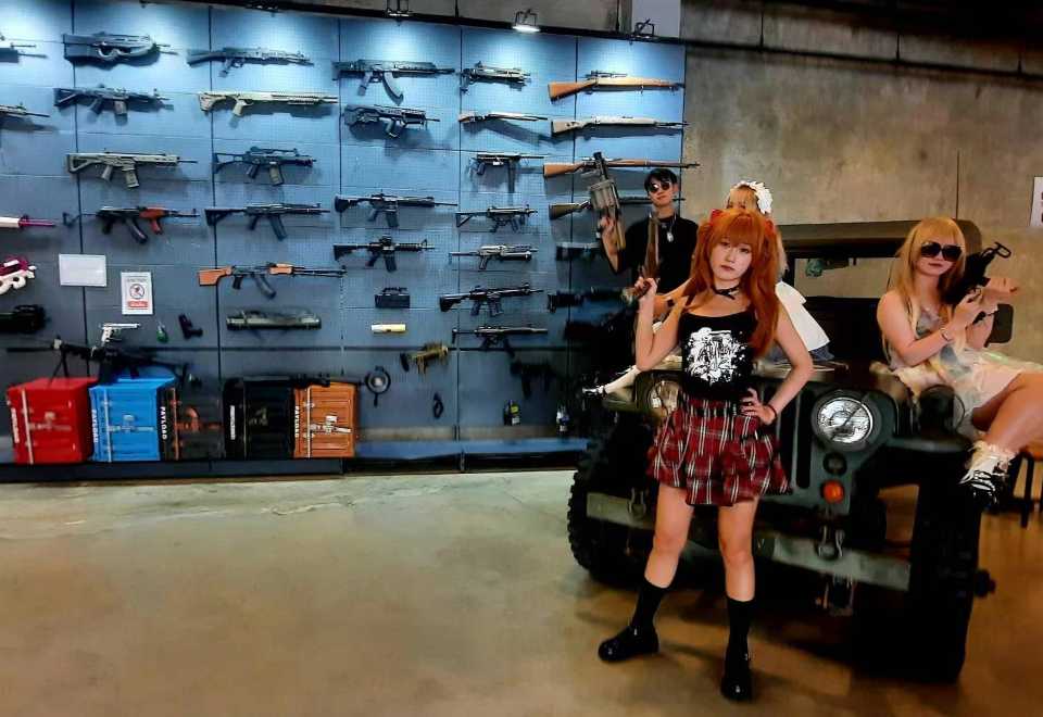 Thailand Phuket live shooting/Xingyingji/Gold Shooter/Mystery upgraded gun models/Promthep Cape/Rawai seafood/gold shooter club/outdoor shooting...